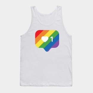 LGBTQ Instagram Heart Notification Tank Top